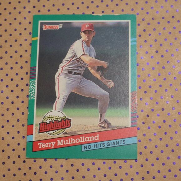 Terry Mulholland BC-14 Baseball Card - Picture 1 of 2